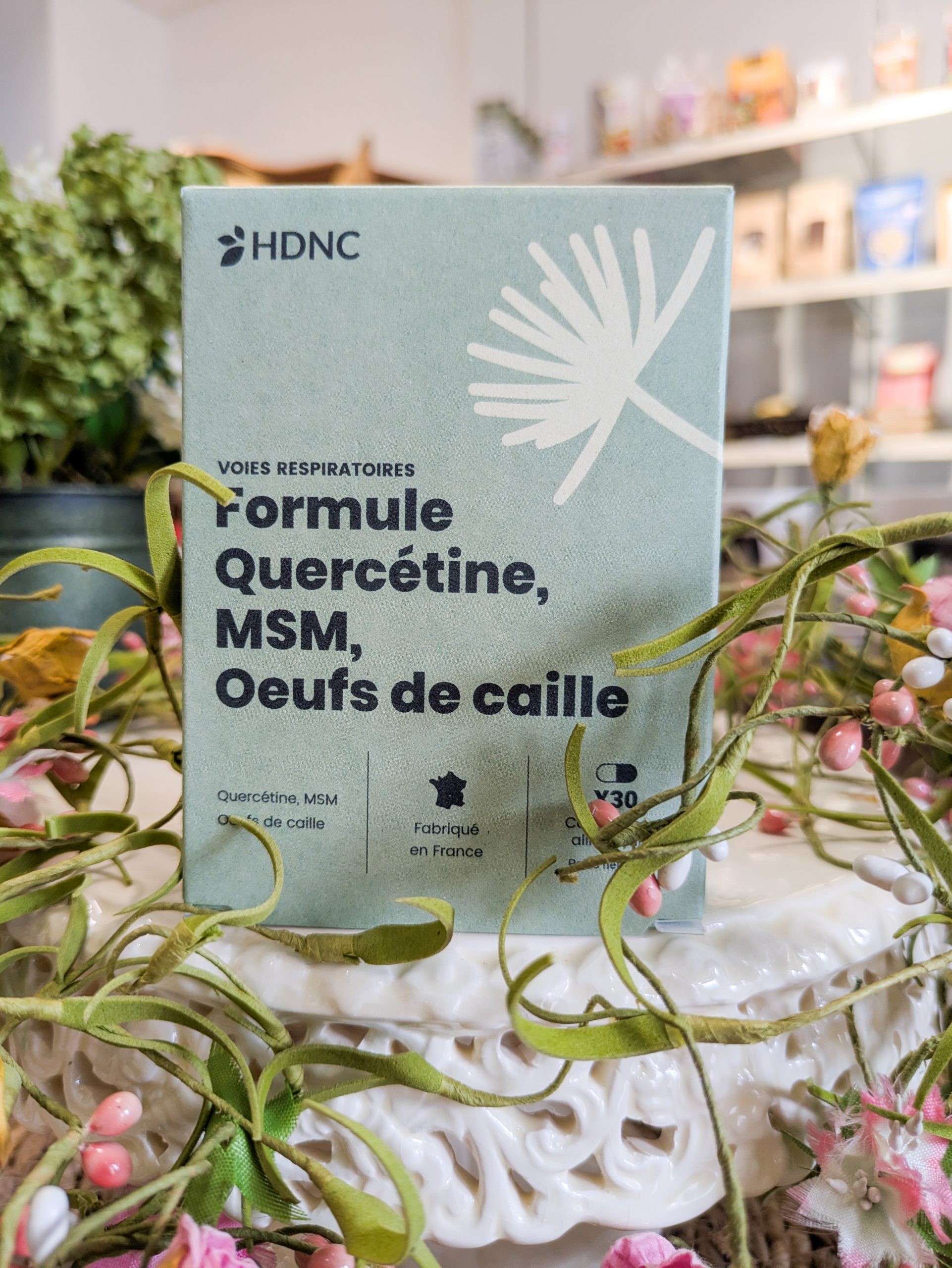 HDNC Quercétine MSM – Œufs de caille – Allergie – 30 capsules